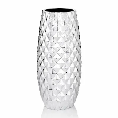 Design objects - Vase with silver "Diamond" - ASIATIDES