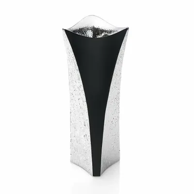 Design objects - Vase with silver and matt black "Ayum" - ASIATIDES