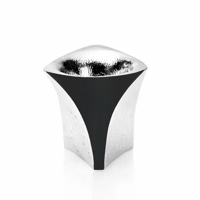 Design objects - Vase with silver and matt black "Ayum" - ASIATIDES
