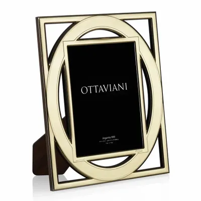 Design objects - Photo frame Miro Silver "O di Ottaviani gold" - ASIATIDES