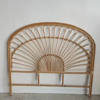 Têtes de lit - Tête de lit en rotin, largeur 160cm, hauteur 140cm - LES NOUVELLES GAMBETTES TEST 29/04