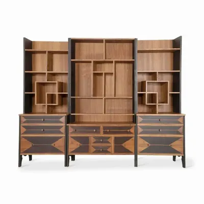 Bookshelves - Kitaplik Solidwood Bookshelf with Black Color - LES NOUVELLES GAMBETTES TEST 29/04