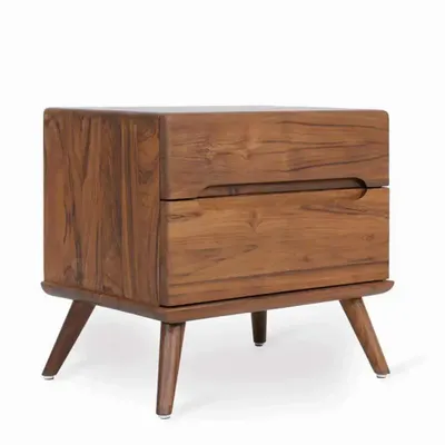 Night tables - Rodo - Teakwood Bedside Unit - LES NOUVELLES GAMBETTES TEST 29/04