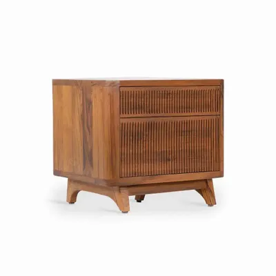 Night tables - Udiv - Teakwood Bedside Unit - LES NOUVELLES GAMBETTES TEST 29/04