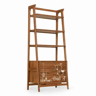 Bookshelves - Wima - Teakwood Decorative Unit - LES NOUVELLES GAMBETTES TEST 29/04