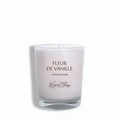 Bougies - Bougie végétale 180 gr Fleur de Vanille - LES LUMIERES DU TEMPS