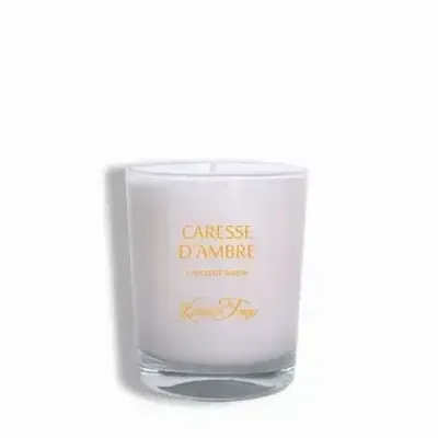 Bougies - Bougie végétale 180 gr Caresse d'Ambre - LES LUMIERES DU TEMPS