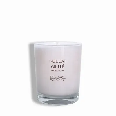 Bougies - Bougie végétale 180 gr Nougat Grillé - LES LUMIERES DU TEMPS