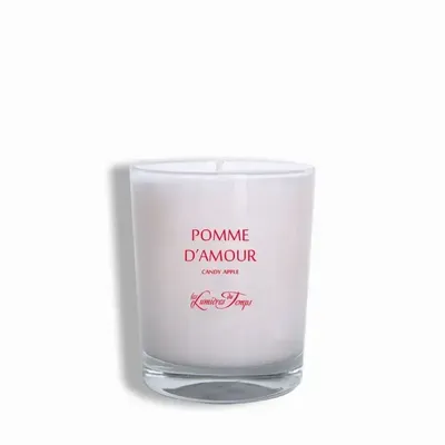 Bougies - Bougie végétale 180 gr Pomme d'Amour - LES LUMIERES DU TEMPS