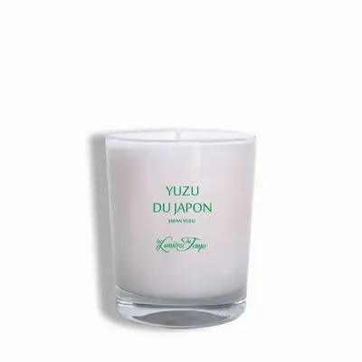 Bougies - Bougie végétale 180 gr yuzu du Japon - LES LUMIERES DU TEMPS