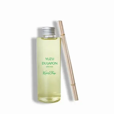 Diffuseurs de parfums - Recharge (avec rotins) pour Diffuseur de Parfum 200 ml Yuzu du Japon - LES LUMIERES DU TEMPS