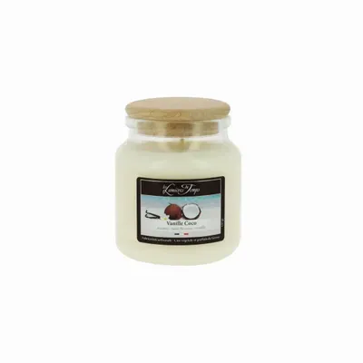 Bougies - Bougie Cire Colorée 145 g Vanille Coco - LES LUMIERES DU TEMPS