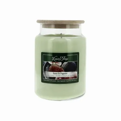 Bougies - Bougie Cire Colorée 670 g Sous le Figuier - LES LUMIERES DU TEMPS