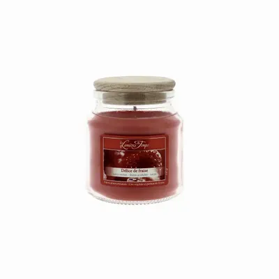 Bougies - Bougie Cire Colorée 145 g Délice de Fraise - LES LUMIERES DU TEMPS