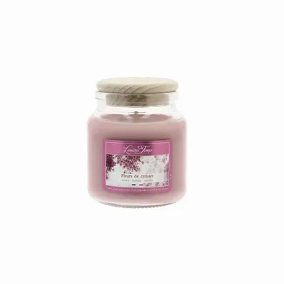 Bougies - Bougie Cire Colorée 145 g Fleurs de Cerisier - LES LUMIERES DU TEMPS
