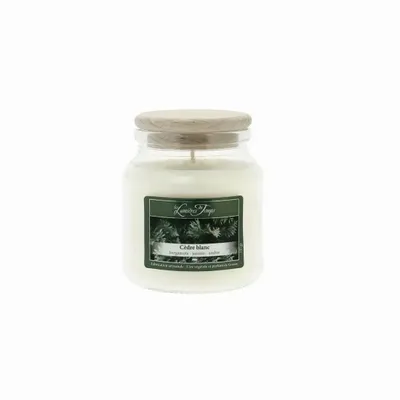 Candles - 145g White Cedar Colored Wax Candle - LES LUMIERES DU TEMPS