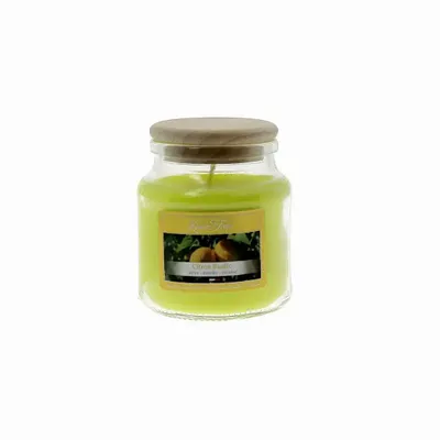 Bougies - Bougie Cire Colorée 145 g Citron Basilic - LES LUMIERES DU TEMPS