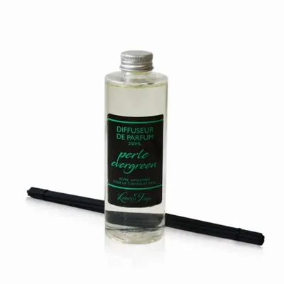 Diffuseurs de parfums - Recharge Diffuseur de Parfum Perle 200 ml Evergreen - LES LUMIERES DU TEMPS