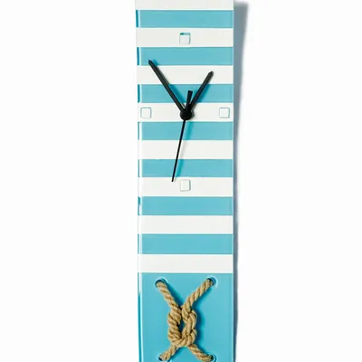 Clocks - Nautic light blue wall clock 10x41 cm - ILARIA.I