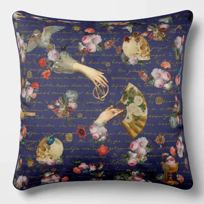 Linge - Rêves Baroques 4 - Housse Coussin Velours 45cm x 45cm - ILARIA.I