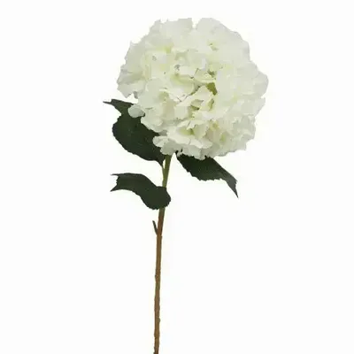 Décorations florales - Tige artificielle d’hortensia géante – Blanc - ILARIA.I