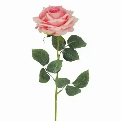 Floral decoration - Artificial rose stem – Pink - ILARIA.I
