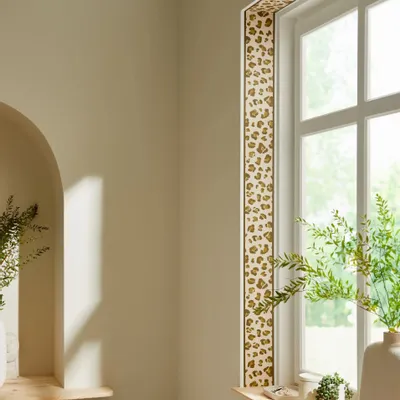 Wallpaper - Spirit Graou Border - Khaki - ILARIA.I