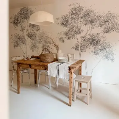 Wallpaper - Panoramic wallpaper "Under the spell" - ILARIA.I