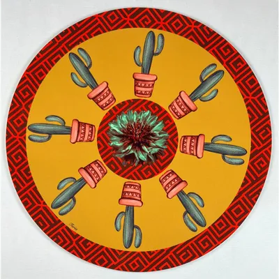 Sets de table - Sets de table - Mexico Sottobicchiere - #02 - MARYNE GUYOT CRÉATIONS