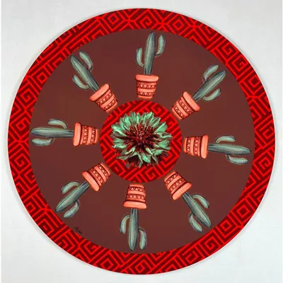 Sets de table - Sets de table - Mexico Sottobicchiere - #05 - MARYNE GUYOT CRÉATIONS