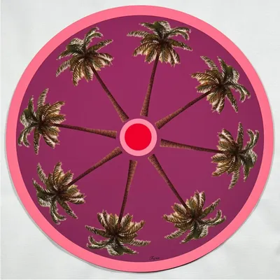 Dessous de plat - Dessous de verre - Palma Sottobicchiere Rotondo - #07 - MARYNE GUYOT CRÉATIONS