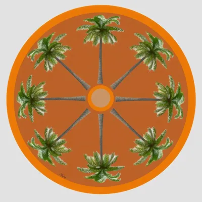 Dessous de plat - Dessous de bouteille - Palma Sottobottiglia Rotondo - #01 - MARYNE GUYOT CRÉATIONS