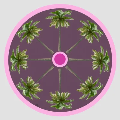 Dessous de plat - Dessous de bouteille - Palma Sottobottiglia Rotondo - #02 - MARYNE GUYOT CRÉATIONS