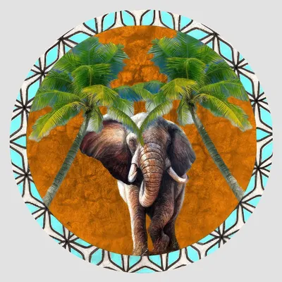 Sets de table - Sets de table - Savana Sottopiatto Rotondo - #02 - MARYNE GUYOT CRÉATIONS