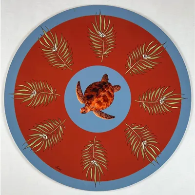 Sets de table - Sets de table - Turtle Primo Sottobicchiere - #08 - SILVA PARIS