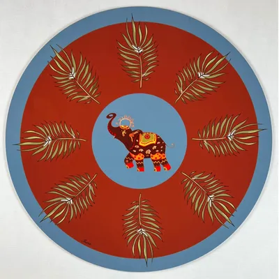 Table mat - Bottle coaster - Elephant Primo Sottobottiglia - #08 - SILVA PARIS