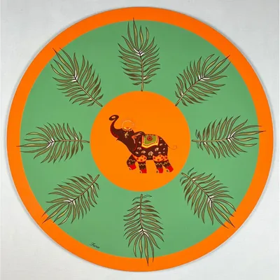 Table mat - Bottle coaster - Elephant Primo Sottobottiglia - #01 - SILVA PARIS