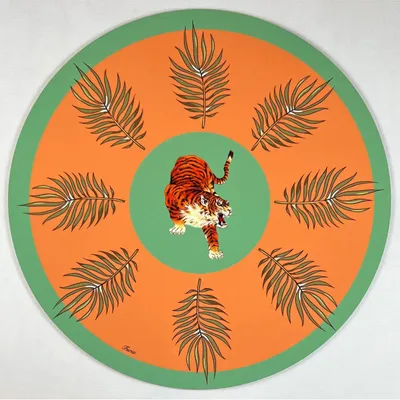 Sets de table - Sets de table - Tiger Primo Sottobicchiere - #06 - SILVA PARIS