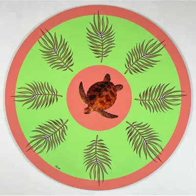 Sets de table - Sets de table - Turtle Primo Sottopiatto Rotondo - #05 - SILVA PARIS