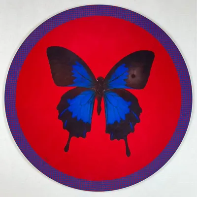 Table mat - Coasters - Farfalla 2.0 Sottobicchiere Rotondo - #01 - SILVA PARIS