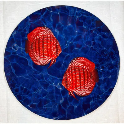 Sets de table - Sets de table - pesci sottopiatto rotondo - #02 - SILVA PARIS