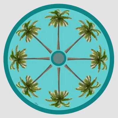 Dessous de plat - Dessous de bouteille - Palma Sottobottiglia Rotondo - #04 - SILVA PARIS