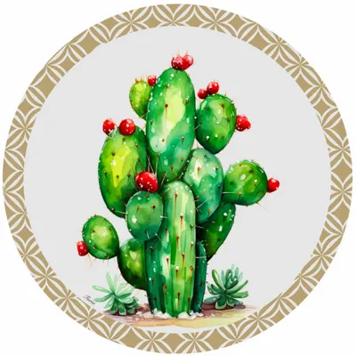 Sets de table - Sets de table - piante grasse sottopiatto rotondo - #06 - BRAINSTREAM GMBH