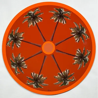 Table mat - Coasters - Palma Sottobicchiere Rotondo - #01 - BRAINSTREAM GMBH