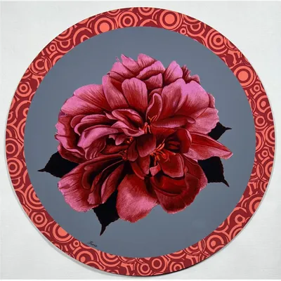 Sets de table - Sets de table - Peonie Sottobicchiere - #03 - ILARIA.I