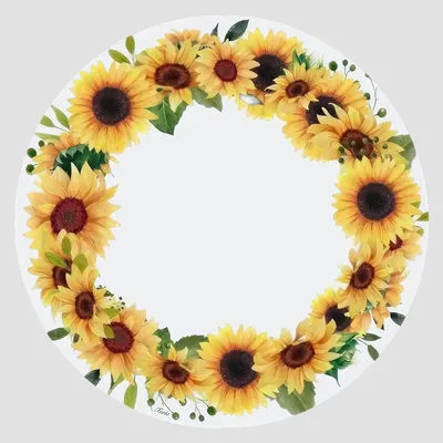 Dessous de plat - Dessous de verre - Girofiori Sottobicchiere Rotondo - #02 - ILARIA.I