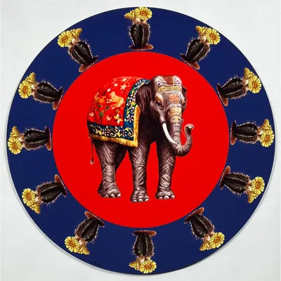 Sets de table - Sets de table - Elefante Sottopiatto Rotondo - #01 - ILARIA.I