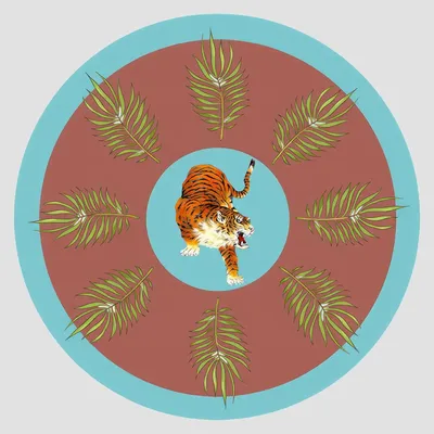 Placemats - placemats - Tiger Primo Sottopiatto Rotondo - #08 - ILARIA.I