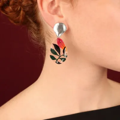 Jewelry - AMAZON CLIPS SILVER PINK COLOR - ILARIA.I