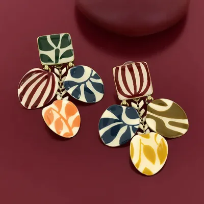 Jewelry - KALY CLIPS BRONZE MULTI COLOR - ILARIA.I